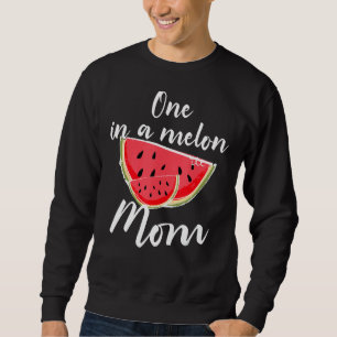 Sweatshirt Un dans une maman melon Waterlemon vacances été ma