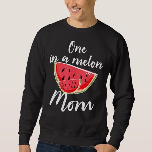 Sweatshirt Un dans une maman melon Waterlemon vacances été ma (Devant)
