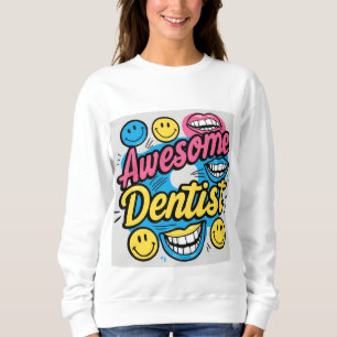 Sweatshirt Un dentiste génial merci