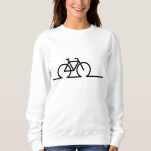 Sweatshirt Un dessin très proche. Vélo E-bike de course et
