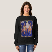 Sweatshirt Un dieu avec des séraphins (Devant entier)