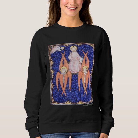 Sweatshirt Un dieu avec des séraphins (Devant)
