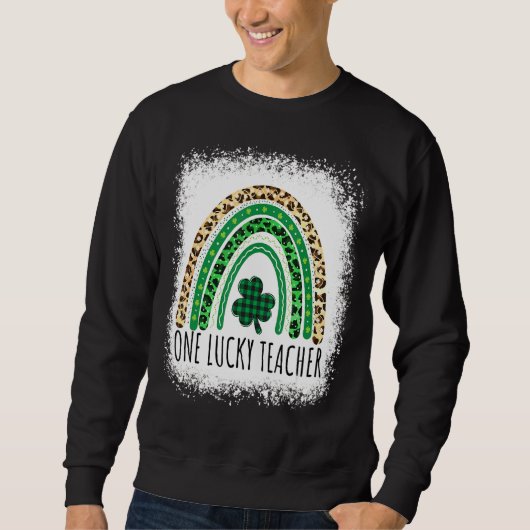 Sweatshirt Un enseignant chanceux (Devant)