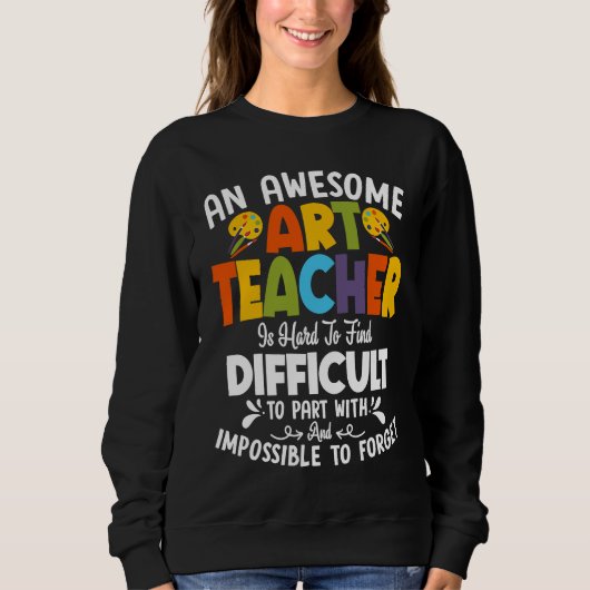 Sweatshirt Un Enseignant Génial Est Difficile De Trouver Des (Devant)