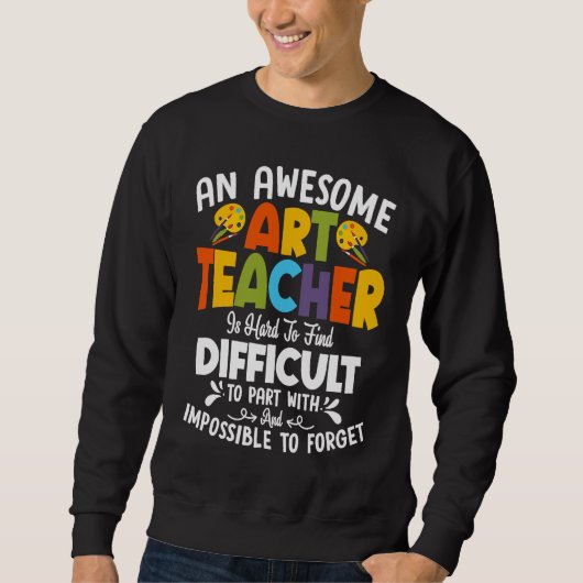 Sweatshirt Un Enseignant Génial Est Difficile De Trouver Des (Devant)
