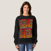 Sweatshirt Un Esprit Positif, Une Grande Vie, Compris Ceci - (Devant entier)