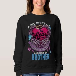 Sweatshirt Un Gros Morceau De Mon Cœur Vit Au Ciel et Il Est