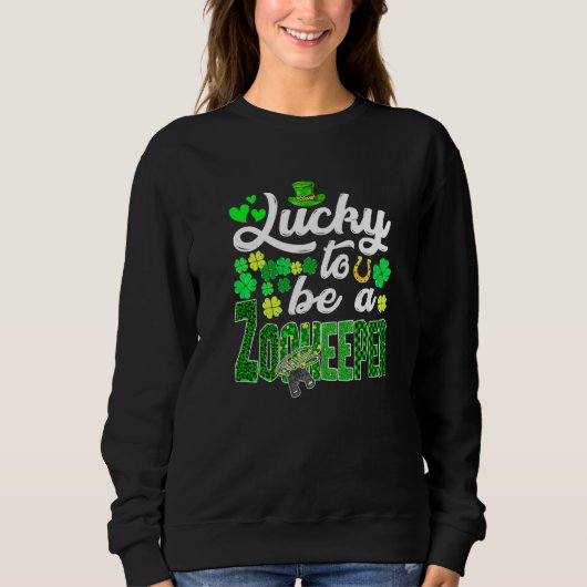 Sweatshirt Un Jour de la Saint Patrick Incroyable Pour Être U (Devant)