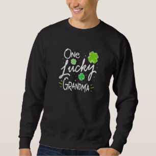 Sweatshirt Un jour de la Saint Patrick pour grand-mère chance