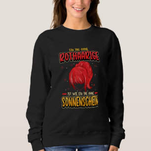 Sweatshirt Un Jour Sans Coiffeur roux roux