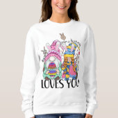 Sweatshirt Un lapin t'aime (Devant)