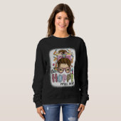 Sweatshirt Un Léopard de Thérapie Physique Hoppy Bunny Chigno (Devant entier)