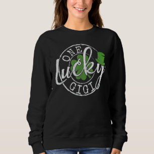 Sweatshirt Un Lucky Gigi Funny Irish C Grandma St Patrick's
