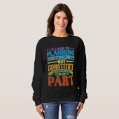 Sweatshirt Un Manque De Planification De Votre Part N'Est Pas (Devant entier)