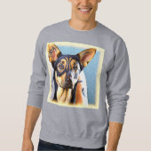 Sweatshirt "Un mignon chien" jolie photo. Commandez dès maint (Devant)