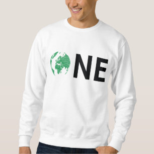 Sweatshirt Un monde (vert/noir) Crewneck
