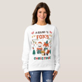 SWEATSHIRT UN NOËL FOXY OURS ! (Devant entier)