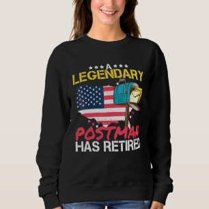 Sweatshirt Un Postman Légendaire A Retraité Dans Le Travail P