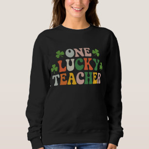 Sweatshirt Un professeur chanceux enseignant la Saint-Patrick