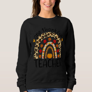 Sweatshirt Un professeur reconnaissant Thanksgiving Rainbow L