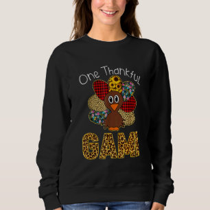 Sweatshirt Un Remerciement Gami Turquie Leopart Thanksgiving