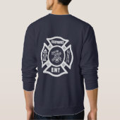 Sweatshirt Un sapeur-pompier EMT (Dos)