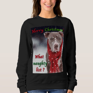 Sweatshirt Un Taureau Ou Un Chien Du Staffordshire Tiré Chris