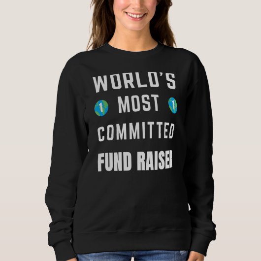 Sweatshirt Un texte disant le plus engagé des rateurs de fond (Devant)