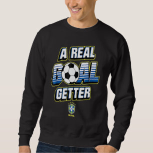 Sweatshirt Un Vrai Marqueur de But Brasil Futbols Long