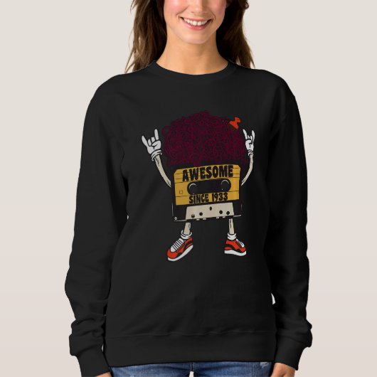 Sweatshirt Unapologetically black awesome since 1933 african  (Devant)