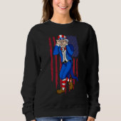Sweatshirt Uncle Sam Dance 4th of July Independence Day (Devant)