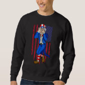 Sweatshirt Uncle Sam Dance 4th of July Independence Day (Devant)