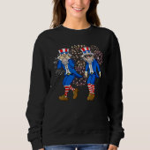 Sweatshirt Uncle Sam Griddy Dance  4th of July Fireworks (Devant)