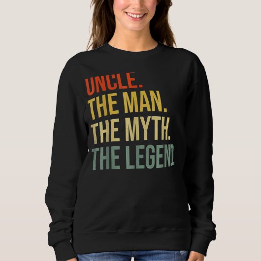 Sweatshirt Uncle The Man (Devant)