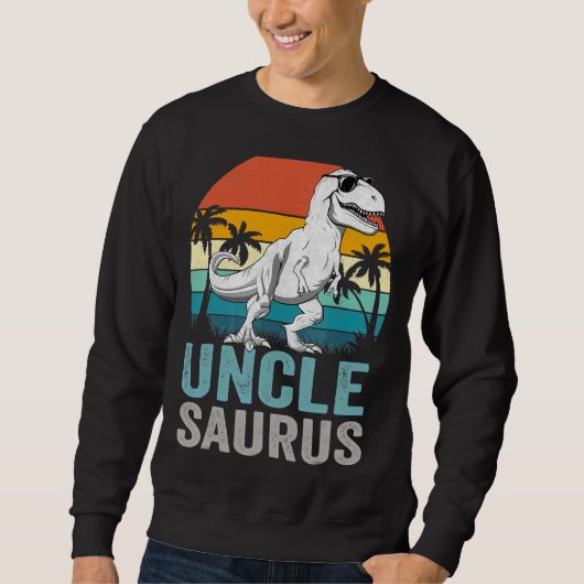Sweatshirt Unclesaurus Rex Dinosaur Uncle Saurus Family Match (Devant)