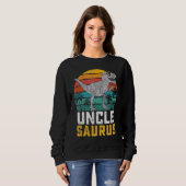 Sweatshirt Unclesaurus T Rex Dinosaur Oncle Saurus Famille Ma (Devant entier)