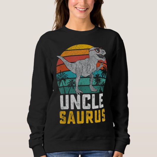 Sweatshirt Unclesaurus T Rex Dinosaur Oncle Saurus Famille Ma (Devant)