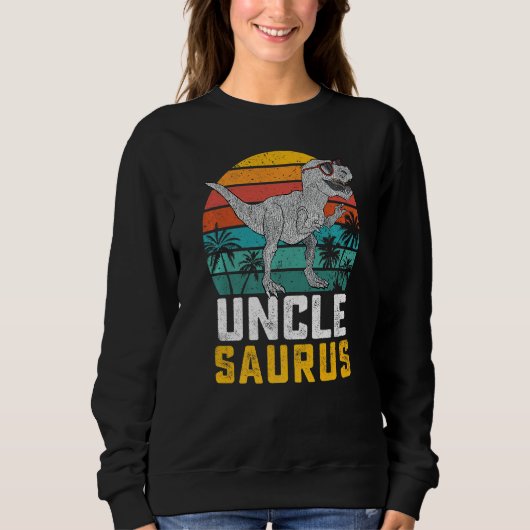 Sweatshirt Unclesaurus T Rex Dinosaur Oncle Saurus Famille Ma (Devant)