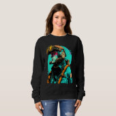 Sweatshirt Underwater Photographer Pop Style Scuba Diver Dad (Devant entier)