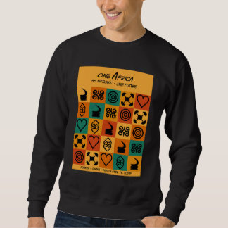 Sweatshirt Une Afrique – Adinkra – Ghana -