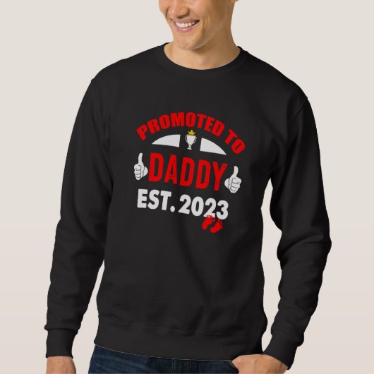 Sweatshirt Une Annonce De Grossesse À Daddy 2023 (Devant)