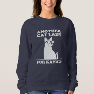 Sweatshirt Une autre dame de chats pour Kamala Harris Cool Ch