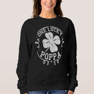 Sweatshirt Une Chance Poppa St Patrick S Day Pour Les Grands-