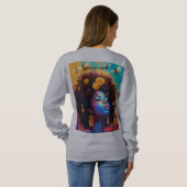 SWEATSHIRT UNE FILLE CONFIANTE (Dos entier)