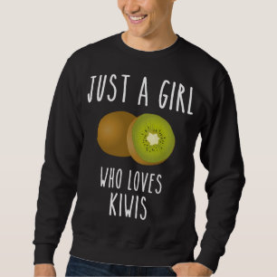Sweatshirt Une fille qui aime kiwi fruits kiwi fruit fruit fr