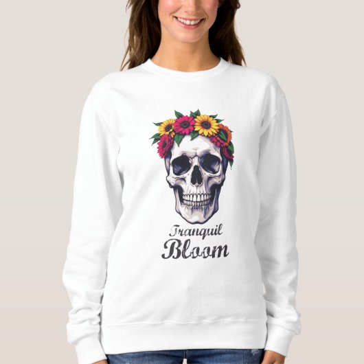 Sweatshirt Une floraison paisible (Devant)