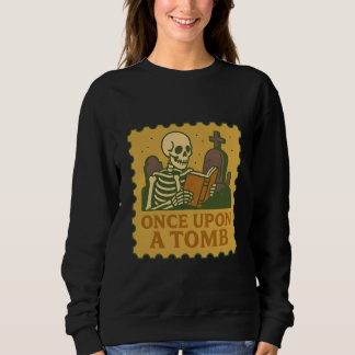 Sweatshirt Une fois sur un tombeau - Chemise gothique Lecteur