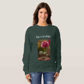 Sweatshirt "Une fusion de confort et de style" Femmes sweatsh (Devant entier)