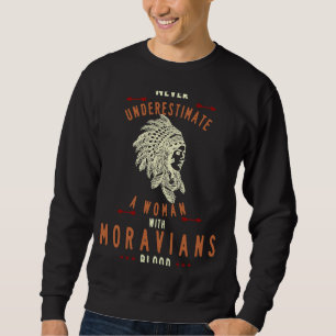 Sweatshirt Une Indienne Amérindienne Moravienne Jamais Inféri