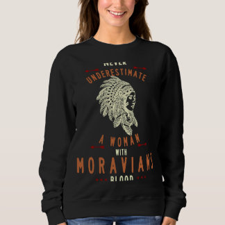 Sweatshirt Une Indienne Amérindienne Moravienne Jamais Inféri